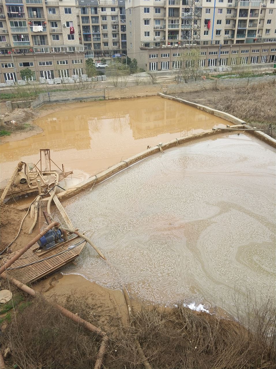 东海沉淀池淤泥清理-厂区废水池淤泥清淤