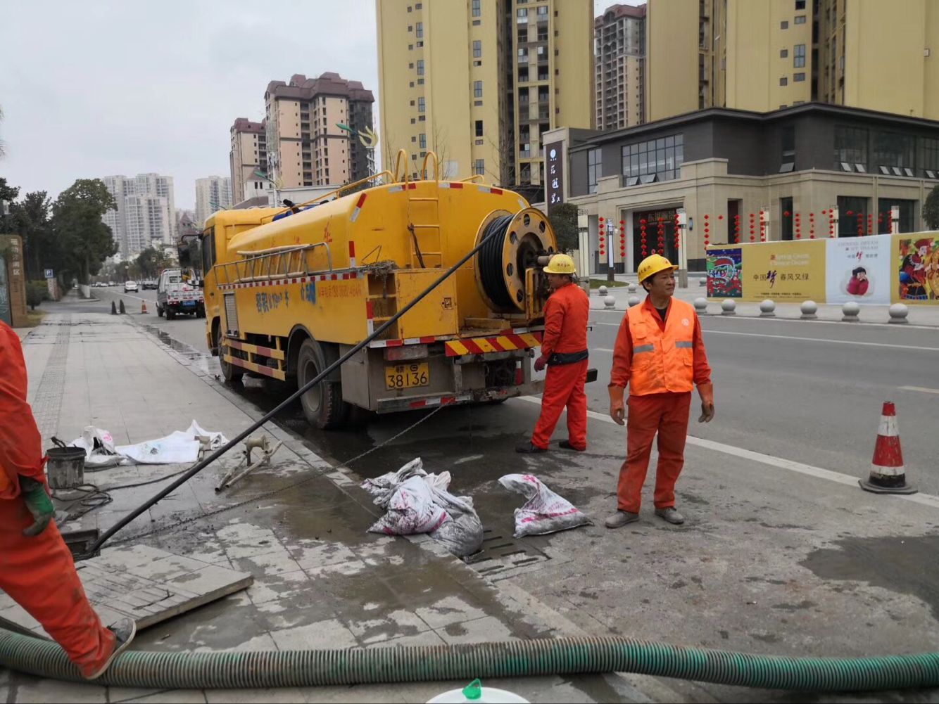 东海排污管道清淤-管道清洗